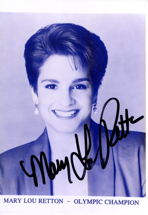 Mary Lou Retton Autographed 3x5 Photo