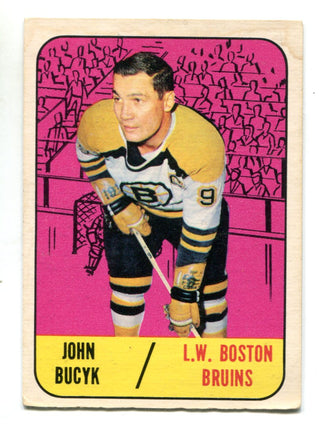 John Bucyk 1967-68 Topps #42 Card