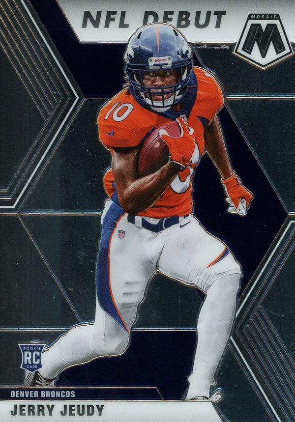 Jerry Jeudy 2020 Panini Mosaic Rookie Card