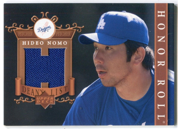 Hideo Nomo 2003 Upper Deck Honor Roll Jersey Relic Card