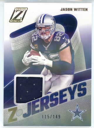Jason Witten 2021 Panini Zenith Z Jerseys Card #Z-JW