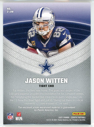 Jason Witten 2021 Panini Zenith Z Jerseys Card #Z-JW