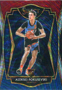 Aleksej Pokusevski 2020 Panini Select Premier Level Tri Color Rookie Card #176