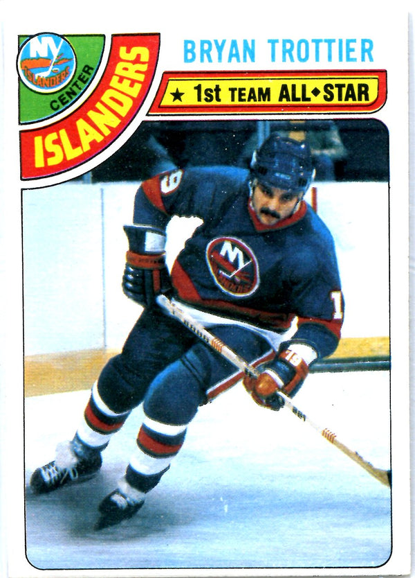 Bryan Trottier 1978 Topps Unsigned Card