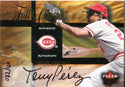 Tony Perez 2002 Fleer Autographed Card 72/160