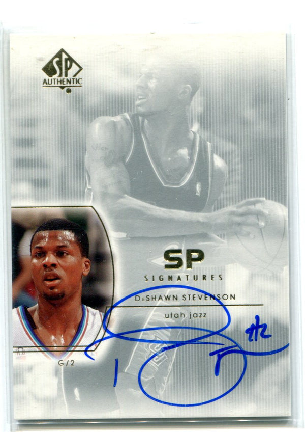 DeShawn Stevenson Autographed 2003 Upper Deck SP Signatures #DS Card