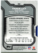 Andrew Luck Unsigned 2012 Topps Strata Rookie Card