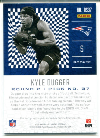 Kyle Dugger Autographed 2020 Panini Rookie Card #93/199