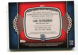 Carl Yastrzemski 2012 Topps Golden Ring Collection #GARCY Card