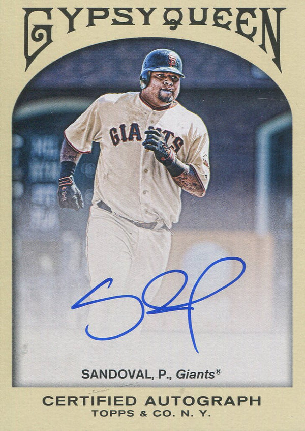 Pablo Sandoval 2011 Topps Autographed Card