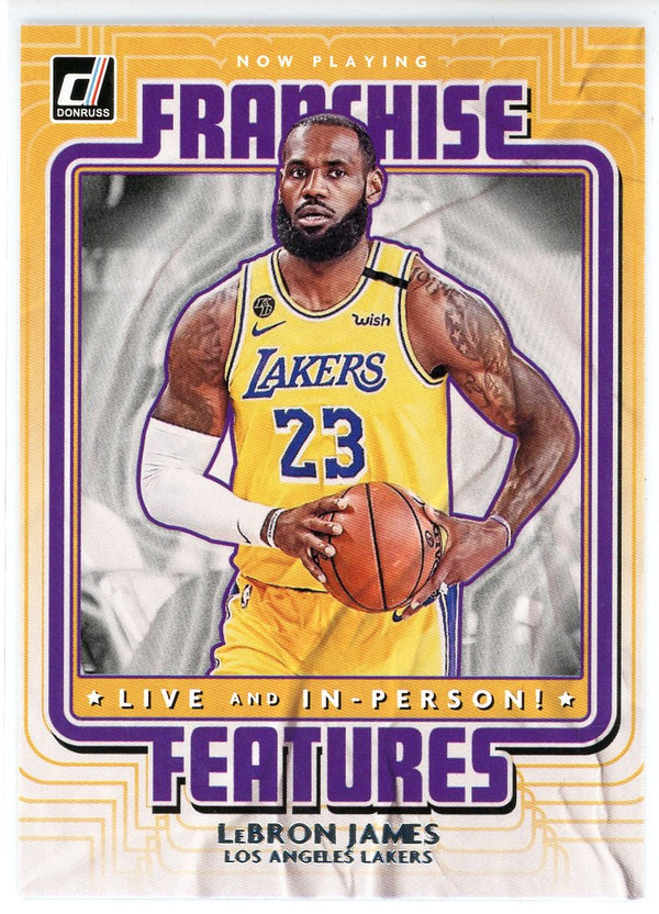 LeBron James 2020-21 Panini Donruss Franchise Features Card #14