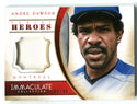 Andre Dawson 2014 Panini Heroes Immaculate Collection #24 Jersey Card /49