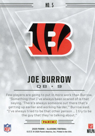 Joe Burrow 2020 Panini Illusions Rookie Card