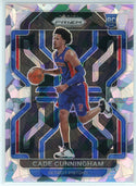Cade Cunningham 2021-22 Panini Prizm Silver Cracked Ice Rookie Card #282