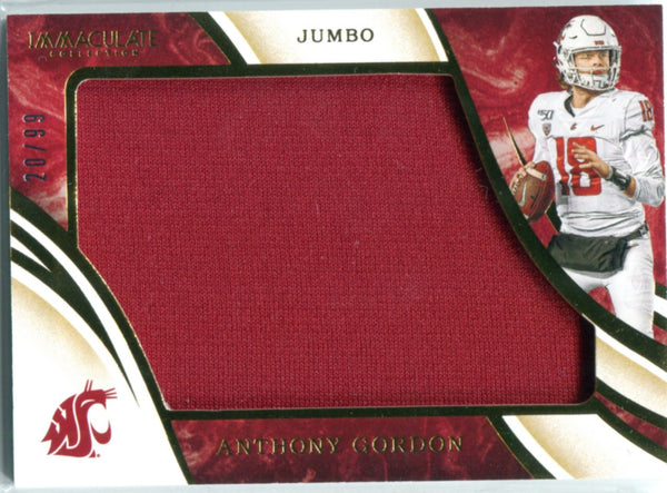 Anthony Gordon 2020 Panini Jersey Card #20/99
