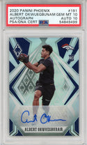Albert Okwuegbunam Autographed 2020 Panini Phoenix Rookie Card #191 (PSA)