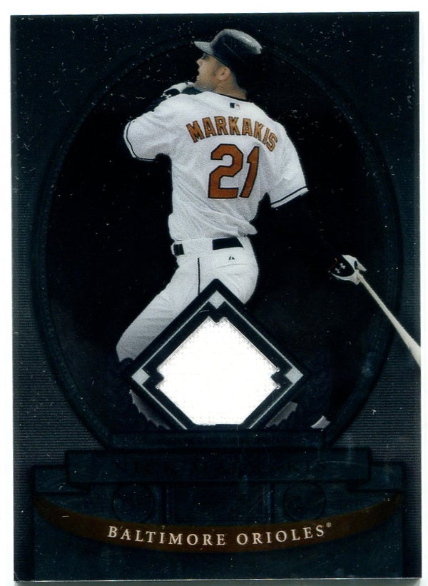 Nick Markakis Bowman Sterling Jersey Card 2008 #BS-NM