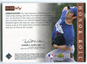 Hideo Nomo 2003 Upper Deck Honor Roll Jersey Relic Card