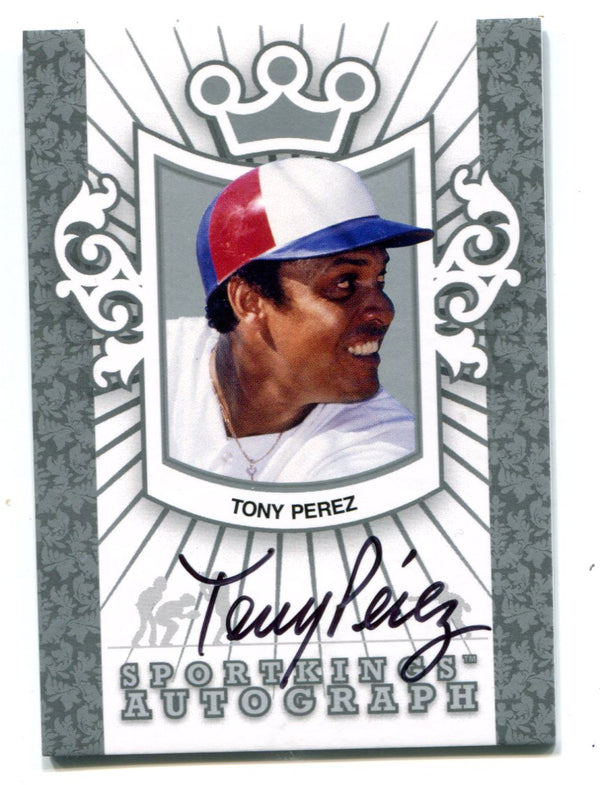 Tony Perez Autographed 2008 Sports Kings #A-TP2 Card