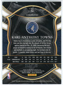 Karl-Anthony Towns 2020-21 Panini Select Concourse Prizm Card #36