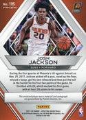 Josh Jackson Autographed 2017-18 Spectra Prizm Relic Rookie Card