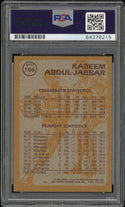 Kareem Abdul-Jabbar Autographed 1981-82 Topps Card (PSA)