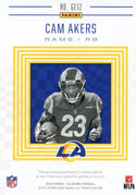 Cam Akers 2020 Panini Illusions Patch Card