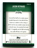 Jason Heyward 2012 Topps Triple Threads #TTUR219 Material Card /18