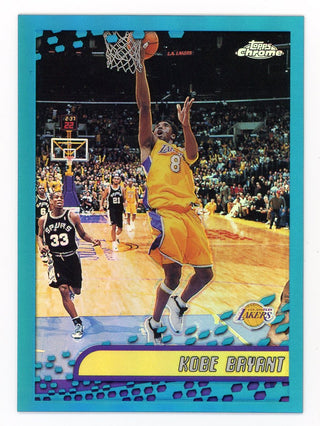 Kobe Bryant 2002 Topps Chrome #50 Refractor Card