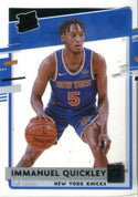 Immanuel Quickley 2020 Panini Clearly Donruss Rookie Card #77