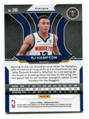 RJ Hampton 2021 Panini Prizm Pink Cracked Ice #286 RC