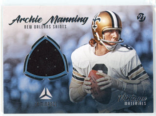 Archie Manning 2021 Panini Luminance Vintage Materials Patch Card #VM-AM