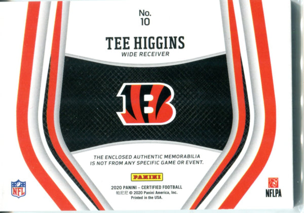 Tee Higgins 2020 Panini Rookie Card #287/299