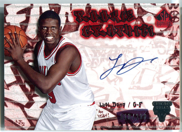 Luol Deng Autographed 2005 Upper Deck Sp Rookie Card
