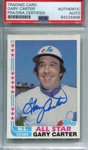 Gary Carter TOPPS All Star Autographed Card (PSA)