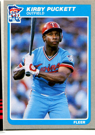 Kirby Puckett 1985 Unsigned Fleer #286 Card