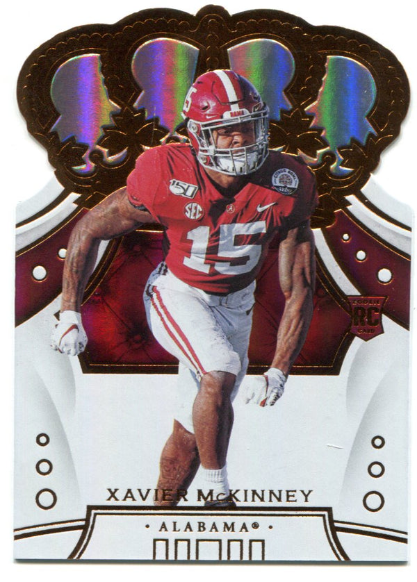 Xavier McKinney 2020 Panini Chronicles Draft Picks Crown Royale Rookie Card