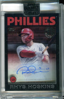 Rhys Hoskins 2021 Topps Clearly Authentic Autographed Card 23/75
