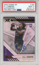 KJ Osborn 2020 Panini Xr Rookie Card #180 (PSA)