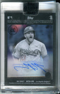 Max Muncy 2021 Topps Clearly Authentic Autographed Card