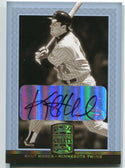 Kent Hrbek Autographed 2005 Donruss Playoff Greats Card