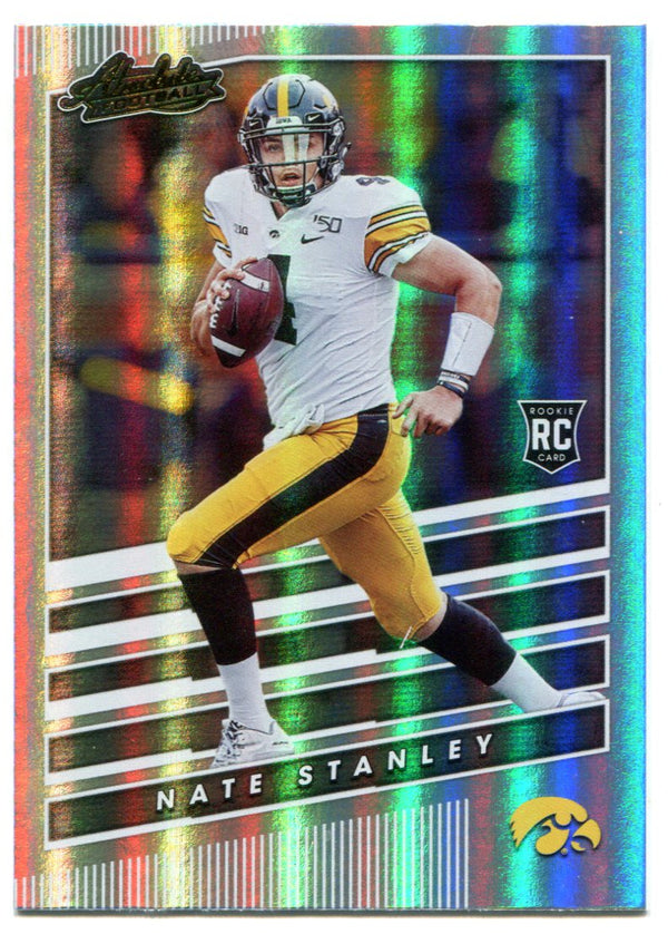 Nate Stanley 2020 Panini Chronicles Draft Picks Absolute Rookie Card
