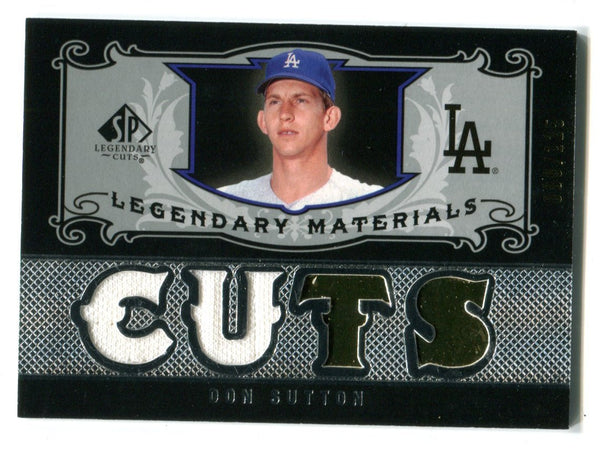 Don Sutton 2007 Upper Deck SP Legendary Materials Cuts #LMDS /125