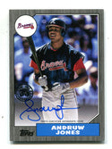 Andruw Jones 2022 Topps Certified Issue Autographed Card #87BAAJO 50/199 Card