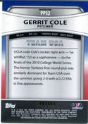 Gerrit Cole 2010 Bowman Platinum Card #240/499