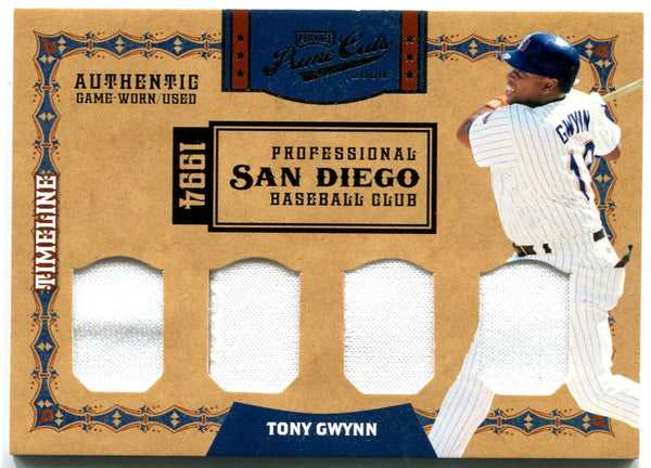 Tony Gwynn Playoff Prime Cuts Authentic Jersey Card 46/99