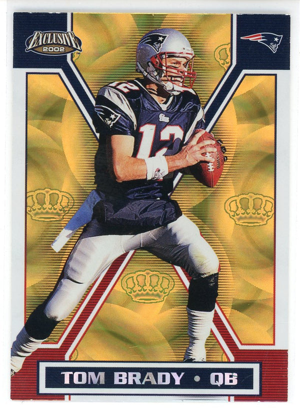 Tom Brady 2002 Pacific Exclusive Card #97