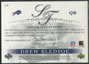 Drew Bledsoe 2003 Upper Deck Sign Of The Times Autographed Card #101/250