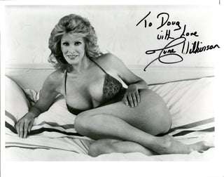 June Wilkinson Autographed 8x10 Celebrity Photo