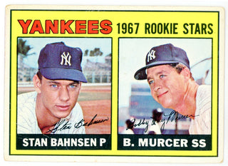 Bobby Murcer & Stan Bahnsen 1967 Topps Card #93